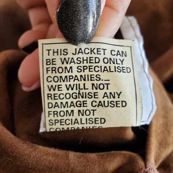 Vintage Vera Pelle Sasha Reversible Lightweight Soft Leather Hooded Jacket S - Picture 11 of 14